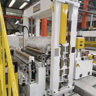 0.5mm1350S型纵剪分条机组(双刀座+皮带张力机)